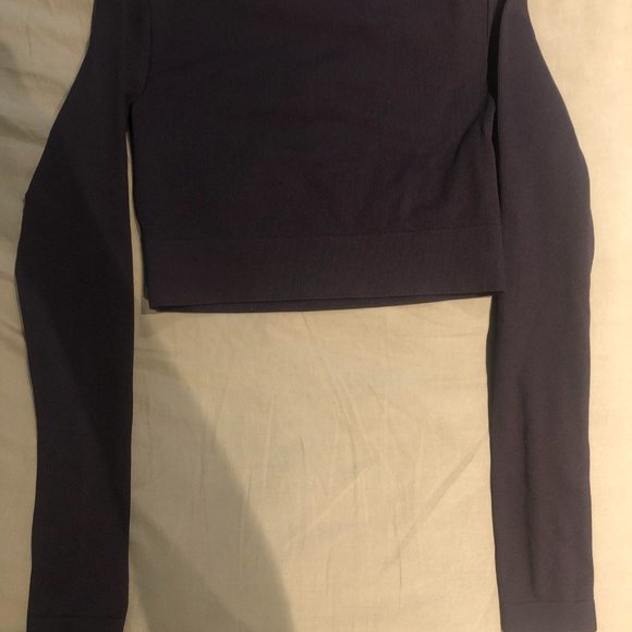 Garage, Black Three Holed Crop Top. Size US S. - Picture 2 of 5